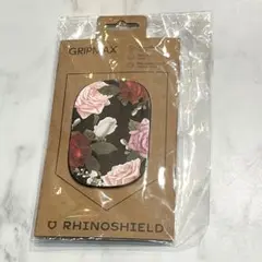 【未開封品】 RHINOSHIELD GRIPMAX スマホリング 薔薇 黒