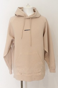 NIL DUE / NIL UN TOKYO / EMBROIDERY LOGO HOODIE　パーカー F サンドベージュ O-24-07-28-011-NI-to-YM-ZT110