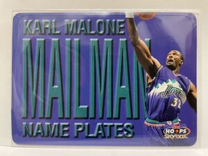 NBAカード　カール・マローン　KARL MALONE NAME PLATES MAILMAN NBA HOOPS SKYBOX ‘99-00【 3 of 10 NP】