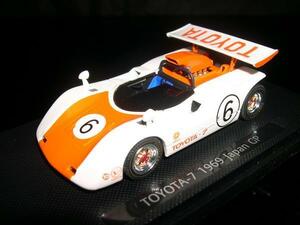 EBBRO 1/43 711 TOYOTA 7 JAPAN CAN-AM 1969 #6 White/Orange