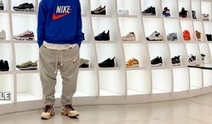 【新品未使用/サイズ:L】NIKE AS M NSW NIKE TREND SNEAKER PA GREY HEATHER/パンツ/Jordan sb force atmos AIRMAX dunk acg 