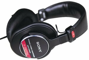 SONY 有線 密閉型スタジオモニターヘッドホン 黒 MDR-CD900ST