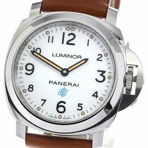 パネライ PANERAI PAM00775 ルミノール ベース ロゴ 3デイズ アッチャイオ 手巻き メンズ 美品 箱・保証書付き_772859