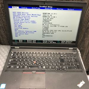 ThinkPad P53 i7 9750H/32GB BIOS確認済　ノートパソコン　126