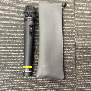 C413-O18-4475 TOA WIRELESS MICROPHONE ワイヤレス マイク マイクフォン ソフトケース付き WM-1220 ダイナミック型 通電確認OK