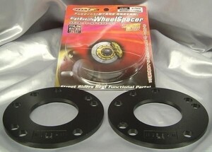 JDM ハイクオリティ ホイールスペーサー 2枚セット 3mm P.C.D100 5穴 ハブ径56mm スバル レガシィB4 BM9 (H21/5～H26/10) JHS-R03