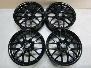 ☆WORK IMPORT LABEL IL-3M4 17 x 7.0J +48 ハブ径56.10mm PCD100 x 4H ワーク インポートレーベル BMW MINI 等 中古☆