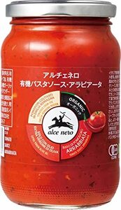 ALCE NERO(アルチェネロ) 有機 パスタソース アラビアタ (唐辛子入り) 350g (オーガニック イタリア産) 1個