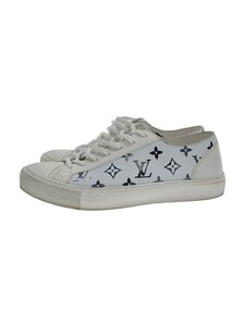 LOUIS VUITTON◆タトゥー・ラインスニーカー/モノグラム/US7/WHT/1A8KHP