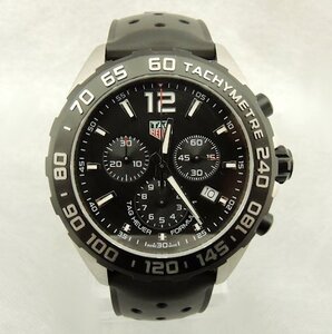 TAG Heuer CAZ1010.FT8024 FORMULA1 Quartz タグホイヤー フォーミュラ1 クロノグラフ クォーツ 43ｍｍ ラバーベルト 中古