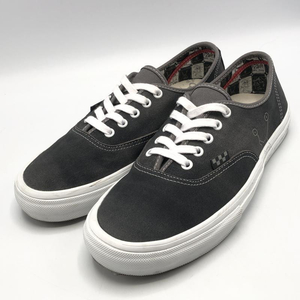 【中古】VANS ダニエルジョンストン オーセンティック スニーカー 28.5cm 508357 グレー ヴァンズ[240010449598]