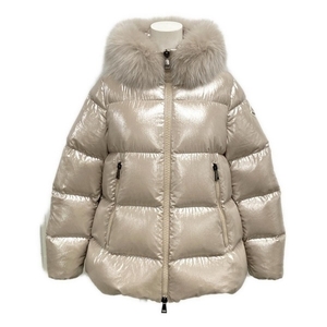 モンクレール MONCLER ダウンジャケット サイズ1 S 1A545-02-C0581 SERIFUR(セリファー) ダウン ベージュ レディース 美品 ジャケット