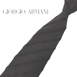 GIORGIO ARMANI ネクタイレジメンタル柄 ストライプ柄 ジョルジオアルマーニ USED 中古 m1563