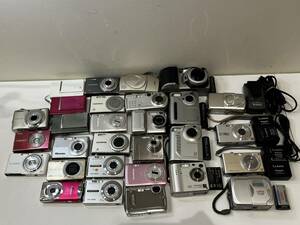 デジタルカメラ 大量セット【OLYMPUS/Nikon/FUJIFILM/Panasonic/CASIO/CANON/SONY 等】中古ジャンク品 動作未確認　デジカメまとめ