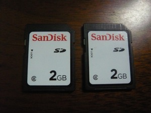 SanDisk SDカード 2GB × 2枚