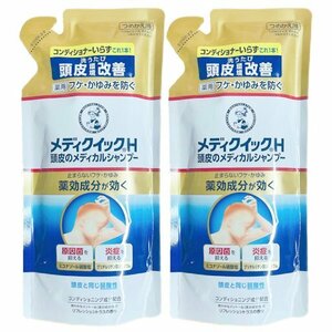 メディクイックＨ 頭皮のメディカルシャンプー つめかえ用 280ml 2個セット