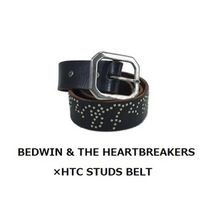 TK 希少 HTC × BEDWIN スタッズベルト STUDS BELT 米国製 USA製 ベドウィン 32