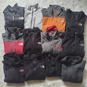 訳ありTHE NORTH FACE ノースフェイス フリース ソフトシェル ジャケット まとめ 12着 メンズ レディース キッズ