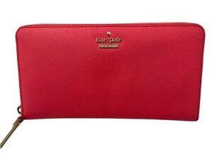 kate spade NEW YORK ケイト スペード ニューヨーク 長財布 ローレルウェイ ラウンドファスナー WLRU6061 ピンク