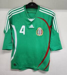 07-08 メキシコ MEXICO(H)#4 ラファエル・マルケス Rafael Marquez 七分袖 adidas正規 L