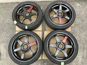 RAYS TE37 SONIC 16インチ 6J +42 PCD 100 4H 4本 セット 165 45R16ポテンザ RE003レイズ ソニック Volk Racing コペン　アルト