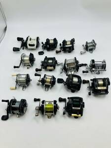 【1490J】ベイトリール まとめ 15個 リール Daiwa ダイワ SHIMANO シマノ RYOBI チヌ オリムピック 