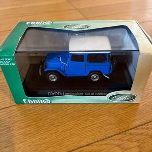 TOYOTA トヨタ LAND CRUISER ランドクルーザー FJ40V BLUE 青 EBBRO エブロ 1/43 トヨタランドクルーザー ランクル