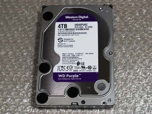 ■ AVコマンド対応 4TB HDD WD パープル(紫) WD40PURZ