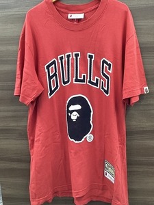 期間限定セール A BATHING APE×mitchell&ness×NBA Tシャツ レッド