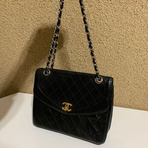 CHANEL シャネル マトラッセ キルティング ゴールド金具　ターンロック　0番台　チェーンショルダーバッグ　ハンドバッグ　ヴィンテージ