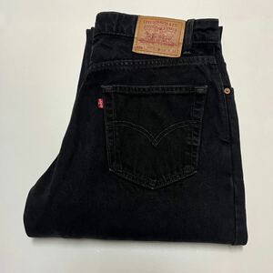 Levi’s リーバイス 550 リラックスフィットストレートジーンズ デニムパンツ ブラック 550-0260 W34 L34