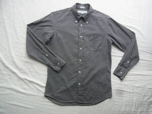 INDIVIDUALIZED SHIRTS インディビジュアライズド シャツ　STANDARD FIT ボタンダウンシャツ　サイズ 15 - 32　グレー　MADE IN USA