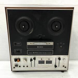 〈オーディオ〉TRIO トリオ　オープンリールデッキ　KW-4077　音響機材【中古/現状品/訳あり品】005055-①