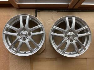 『 宮城県大崎市発 』手渡し可　新品アルミホイール 2本セット BW sport 15 x 5.5J +43 PCD100