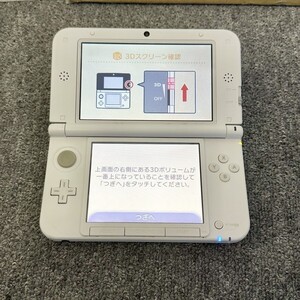 H010-T8-1064 Nintendo 任天堂 3DSLL SPR-001 ホワイト ゲーム機 初期化済 動作確認済