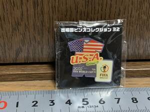 J◎【売切セール】アメリカ　2002 FIFA WORLD CUP　公式ライセンス商品　出場国ピンズコレクション32