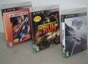 ♪ PS3ソフト Need for Speed/ニード・フォー・スピード 3本セット！♪