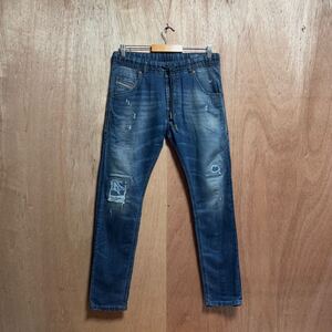 トレンド【DIESEL ディーゼル【商品名】KROOLEY-NE JOGG JEANS/スウェットデニム/ストレッチ デニム パンツ/ダメージデニム