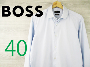 春夏 HUGO BOSS●ヒューゴボス＜getzner生地 長袖シャツ＞●M2303c