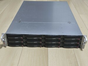 Supermicro CSE-826 サーバー ケース ワークステーション 2U ラック サーバー 3.5インチ HDD 現状品