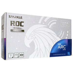 SPARKLE Intel Arc A770 ROC Luna OC Edition SA770RW-16GOC PCIExp 16GB [管理:1000029542]