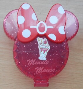 ミニボックス Minnie Mouse ミニマウス 小物入れ プラスチック製 中古 1点