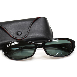 1円 ◆美品 RayBan レイバン サングラス アイウェア RB2139 プラスチック ブラック レッド◆E.Bero.pS-01