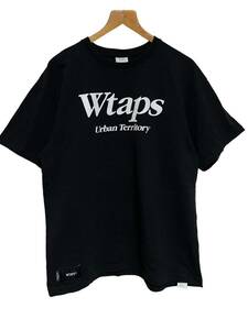 WTAPS　ダブルタップス　半袖　Tシャツ　22SS　Urban　Territory　サイズ2　ブラック　ネイバーフッド