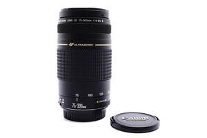 ★美品★ Canon EF 75-300mm F4-5.6 Ⅱ USM Lens キヤノン レンズ 完動 キレイ ◆739