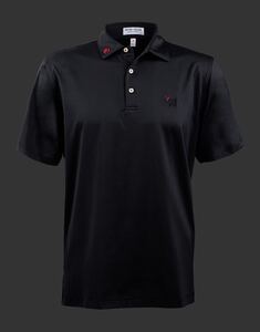 【レア】スコッティキャメロン半袖 ポロシャツ Polo Shirt - Scotty Bulldog - Solid Performance Jersey - Black size-L