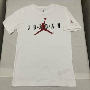 ナイキ Jordan ジョーダン Jumpman ジャンプマン 上 半袖 tシャツ シャツ ロゴ 白 ホワイト white large キッズ kids 子供 こども 子ども l