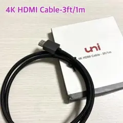 新品 4K HDMI Cable-3ft/1m uni