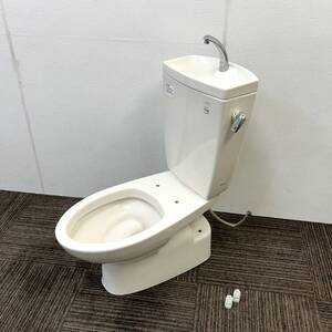 【中古】TOTO☆トイレ便器(床下排水)☆洋式便器「CS380B」とタンク「SH381BA」のセット☆＃SC1（パステルアイボリー）☆直接引き取り可