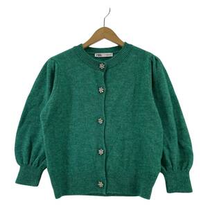 ZARA ザラ カーディガン sizeEUR　M/グリーン